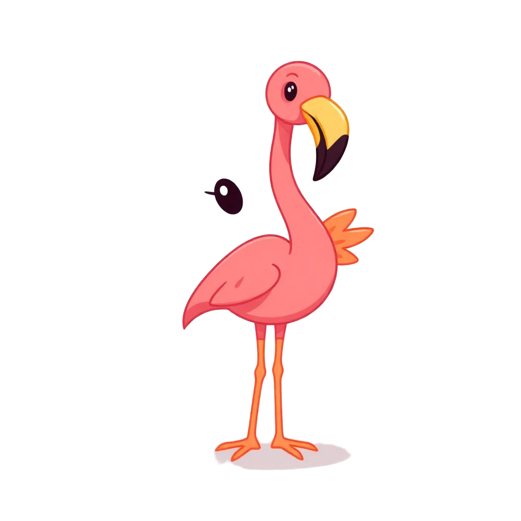 BAB Flamingo Maskottchen